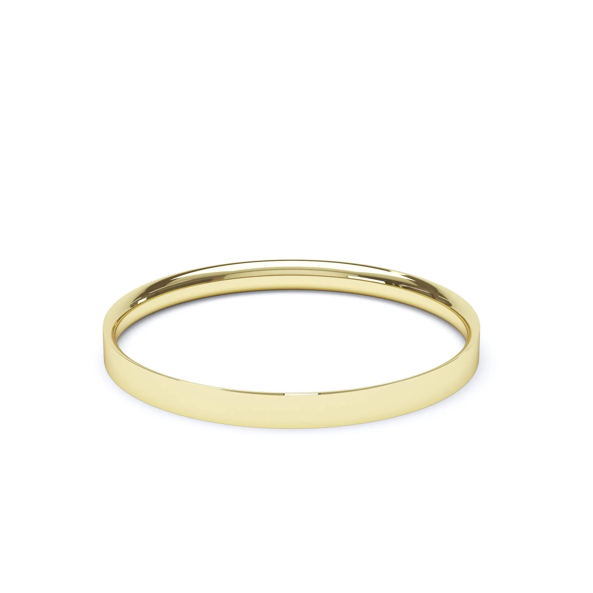 - Flat Court Profile Plain Wedding Ring 9k Yellow Gold