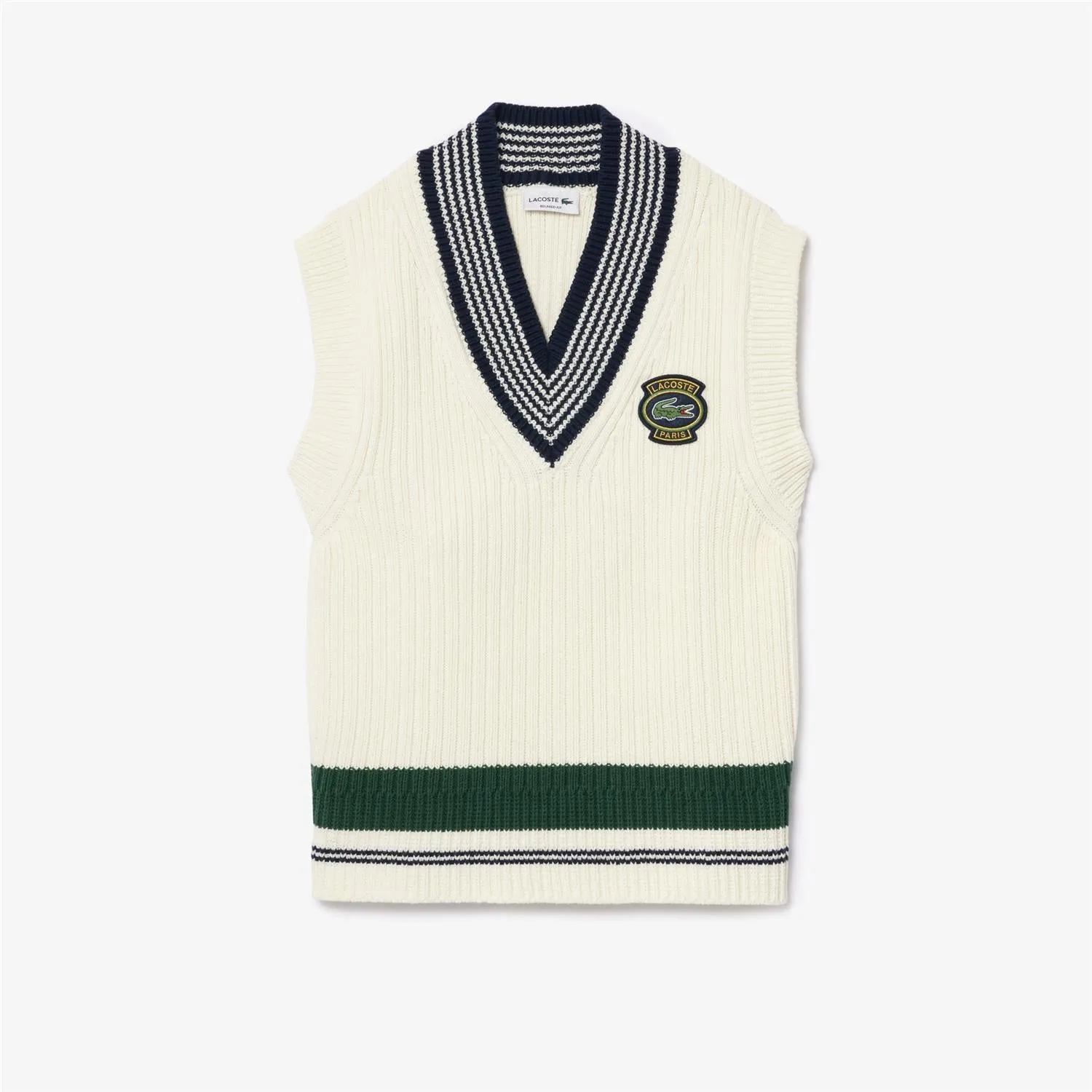 03954 Lacoste Heavy Knit Badge Tennis Sweater