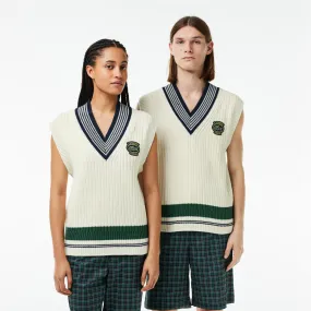 03954 Lacoste Heavy Knit Badge Tennis Sweater