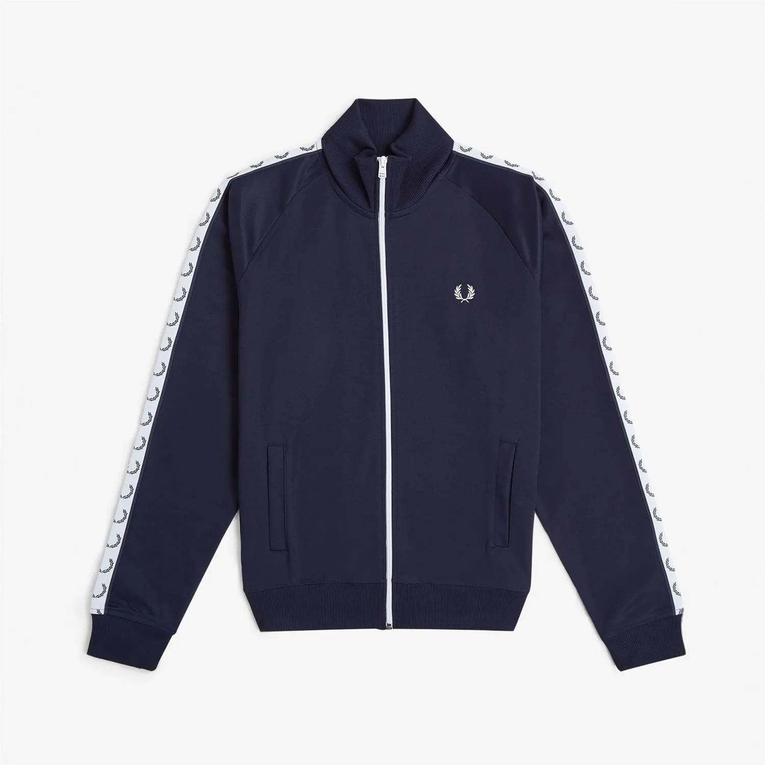 06699 Fred Perry Taped track jacket Blue