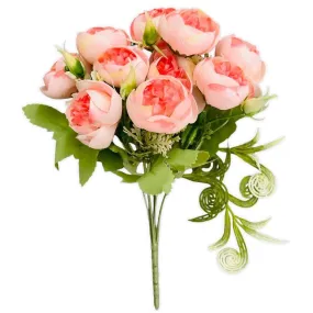 12 inch ROSE BUD BUSH - PINK