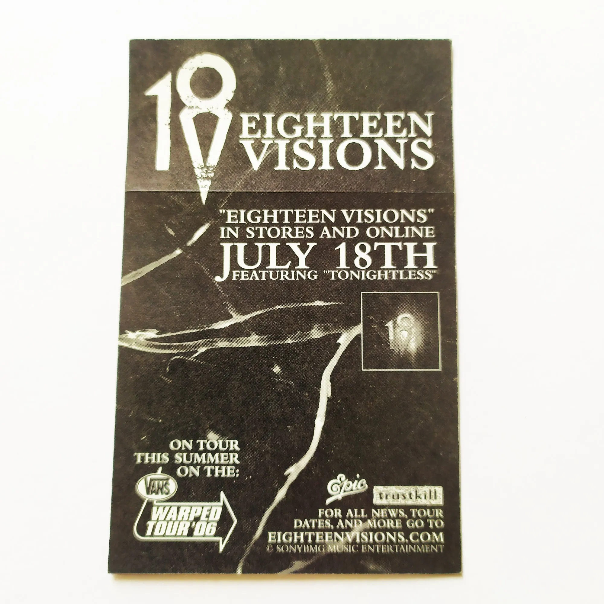 18 Visions - Eighteen Visions Music Sticker