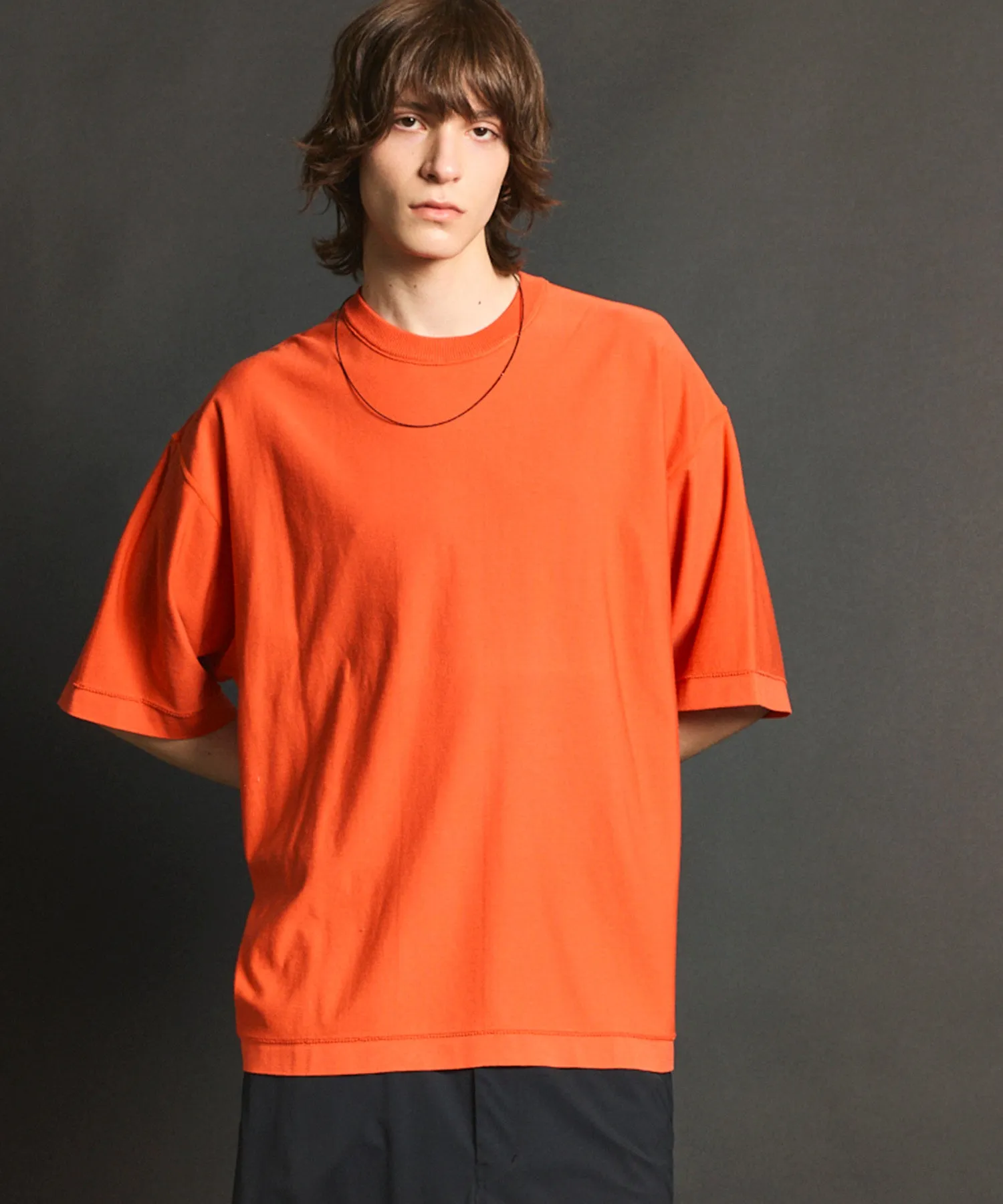 28G High Density Prime-Over Crew Neck Knit T-Shirt