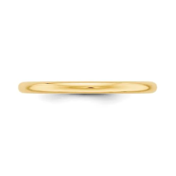 2MM Yellow Gold Wedding Band