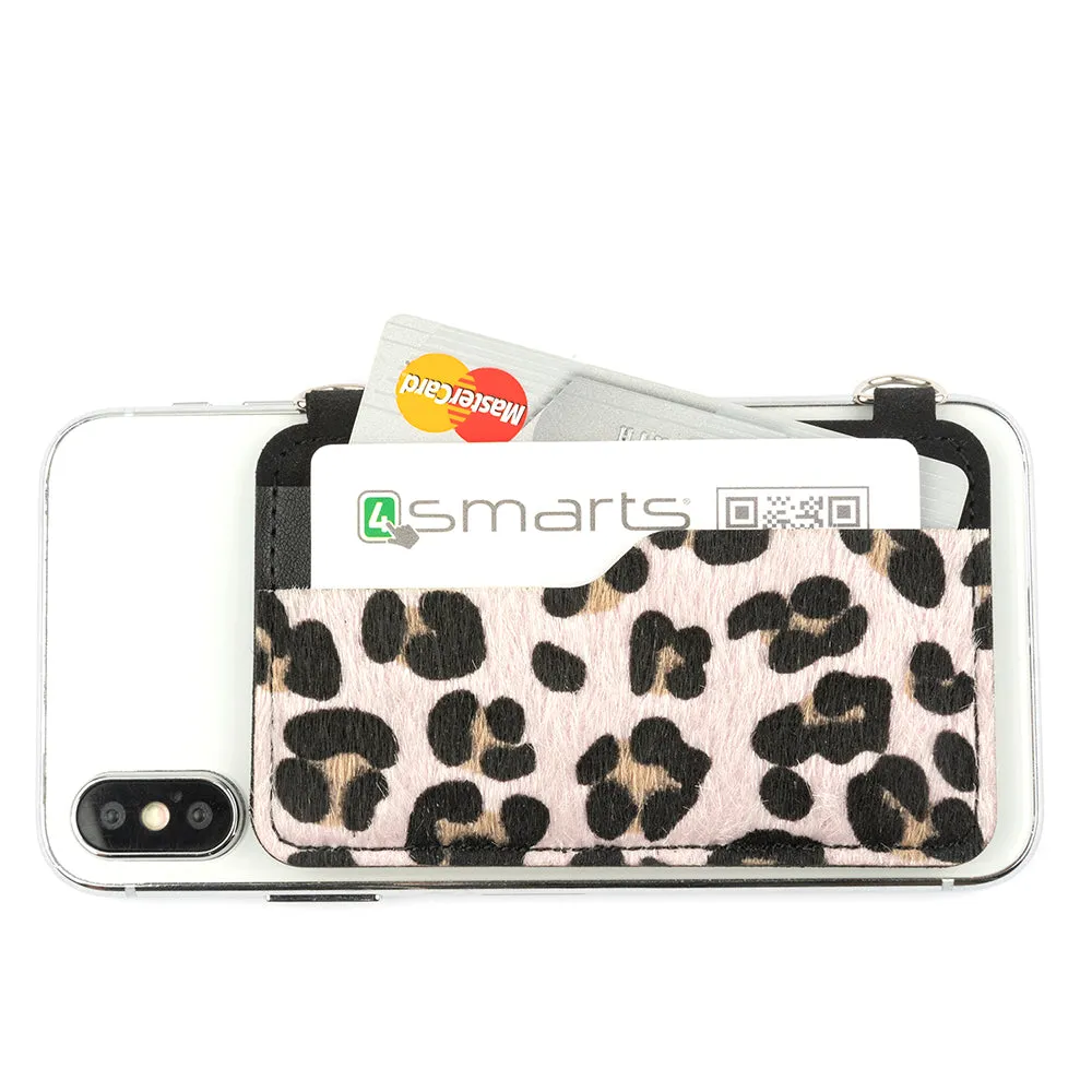 4Smarts DressUP Mobilholder m. Strop & Kortholder - Leopard