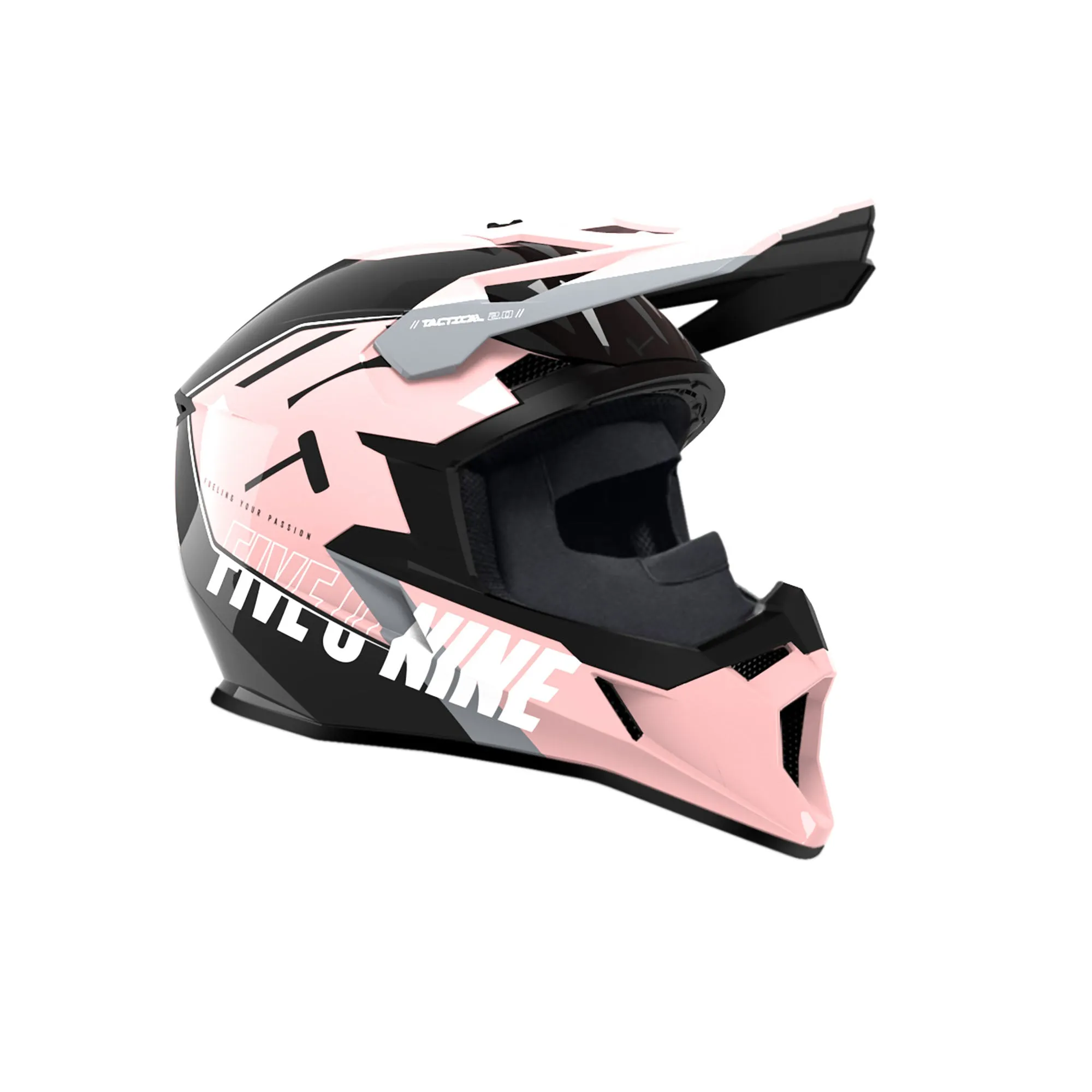 509  Tactical 2.0 Snowmobile Helmet w Fidlock Strap VEES Venturi Vent Dusty Rose FMVSS 218