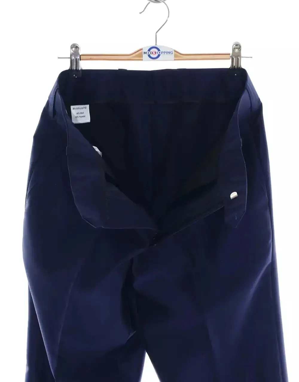 60s Mod Style Navy Blue Tonic Suit