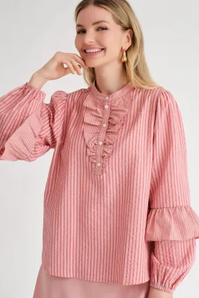 A-View - Karin Blouse - 255 Rose/Red