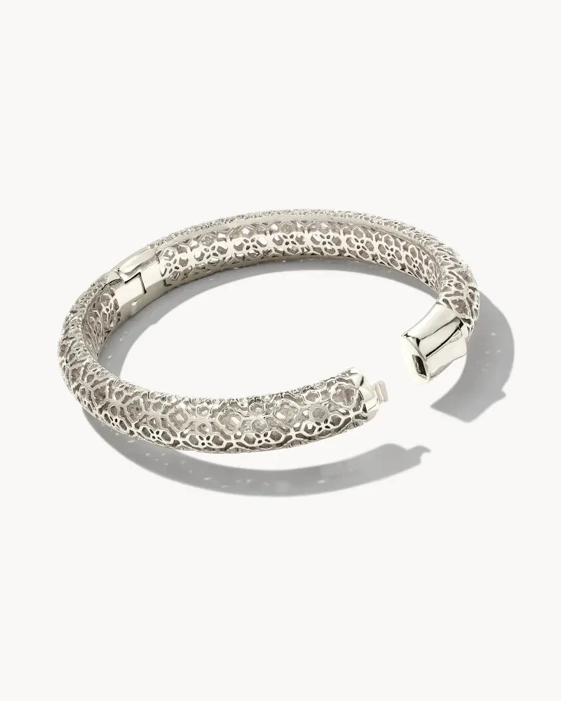 Abbie Bangle Bracelet in Silver M/L