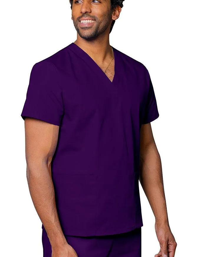 Adar Unisex V-neck Basic Scrub Set