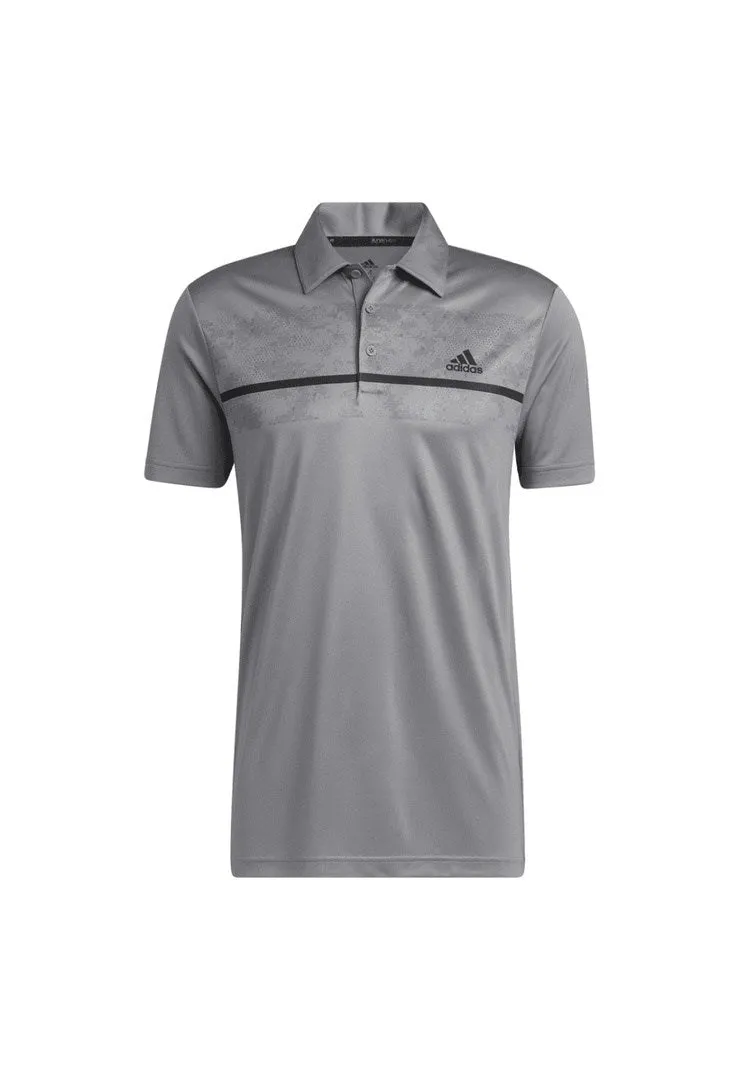 adidas Chest Print Golf Polo Shirt HA5575