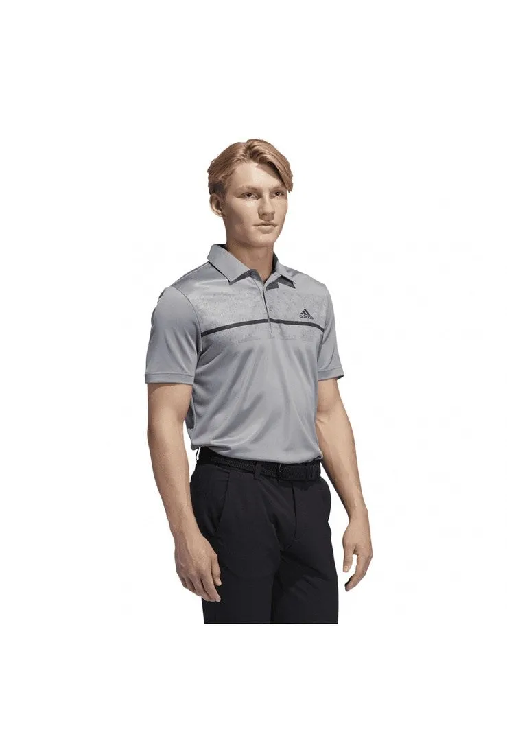 adidas Chest Print Golf Polo Shirt HA5575