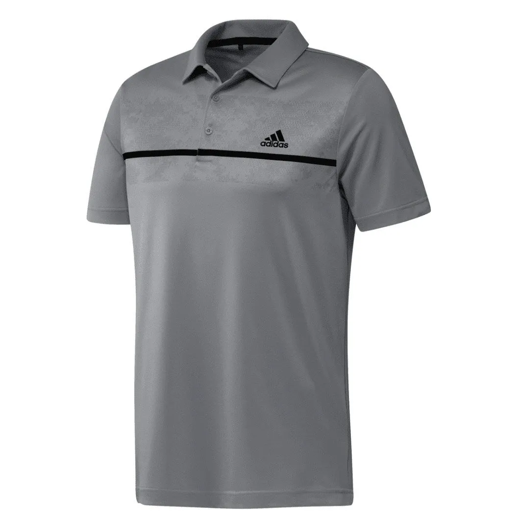 adidas Chest Print Golf Polo Shirt HA5575