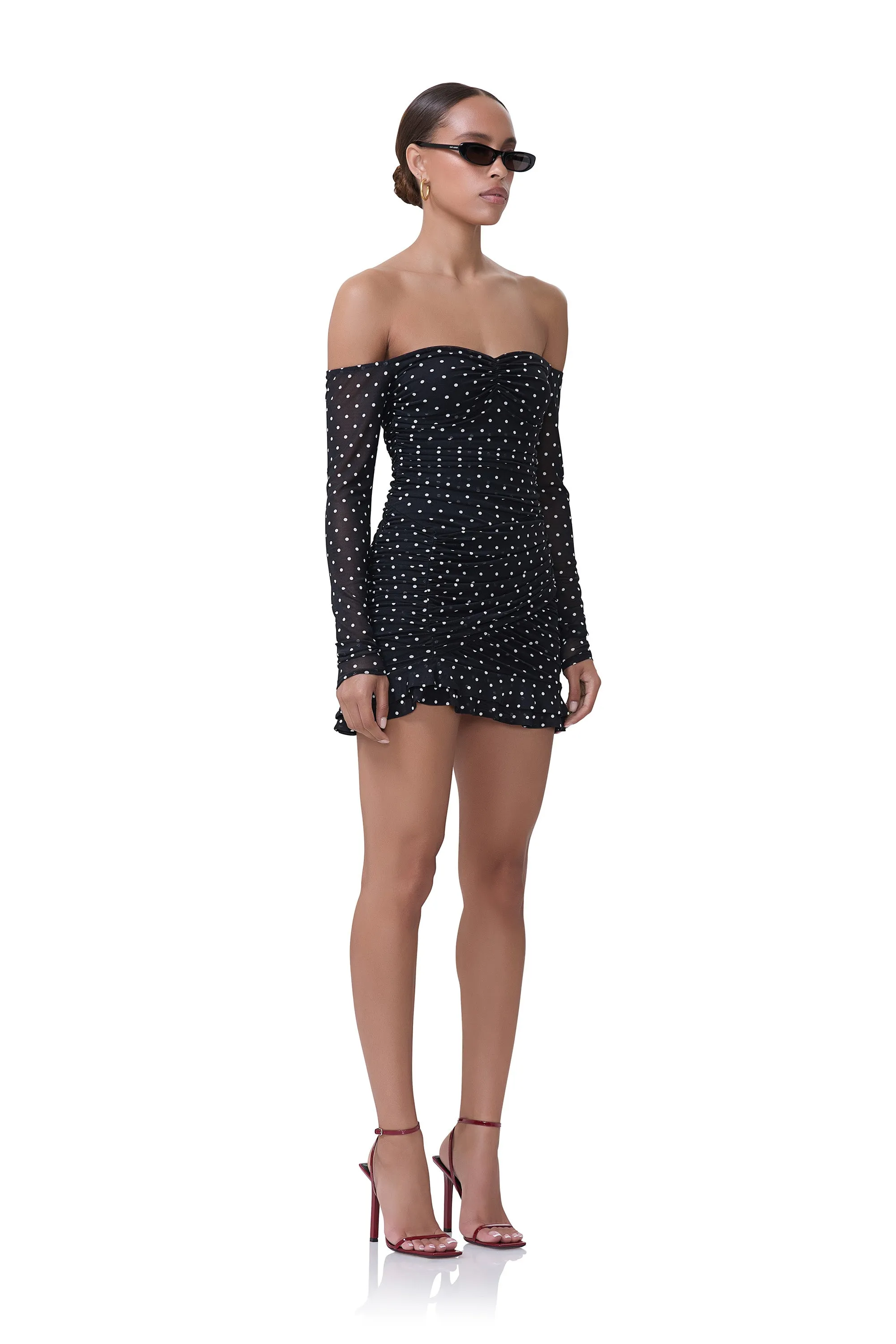 Adrian Dress - Noir Dot