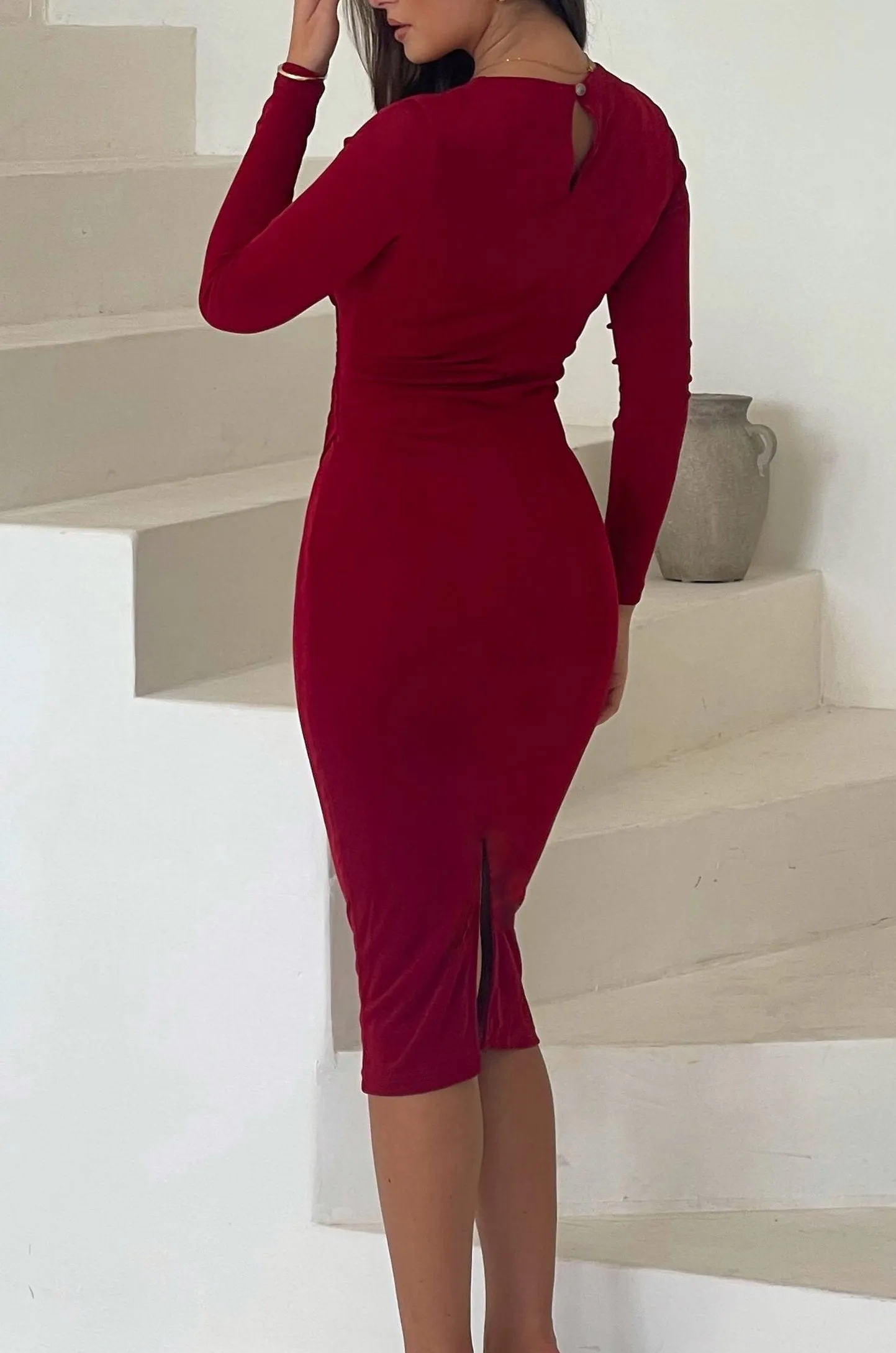 After Dark Dress - Red