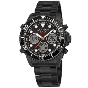 Akribos Xxiv Quartz Black Dial Men's Smart Watch AK1094BK