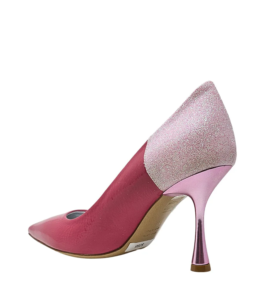 Alena Rose/Pink High Heel Glitter Pump