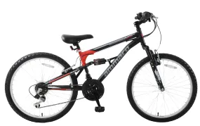 Ammaco Summit 24" Kids Mountain Bike - Black