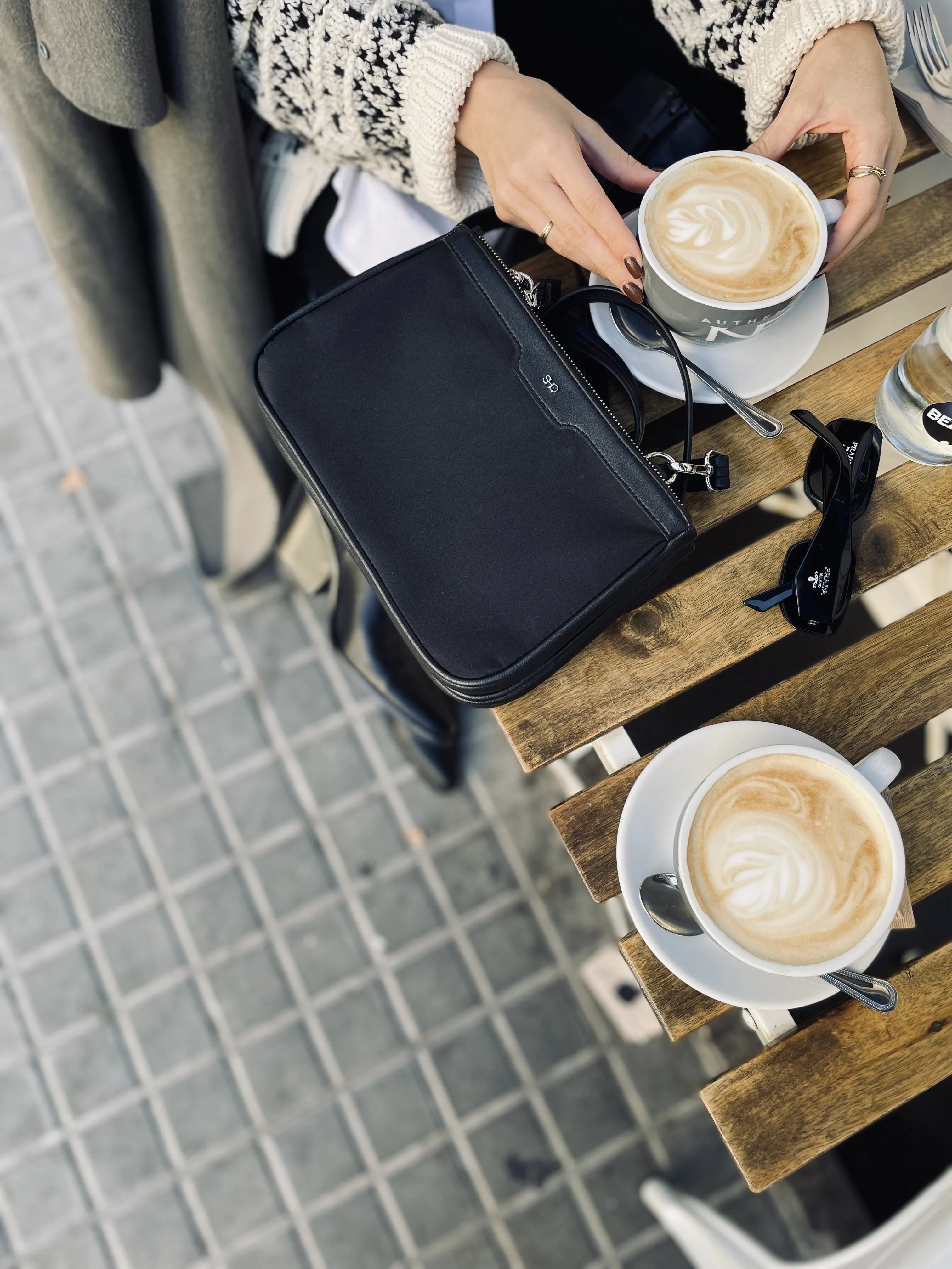 AMSTERDAM NYLON SLING BAG BLACK