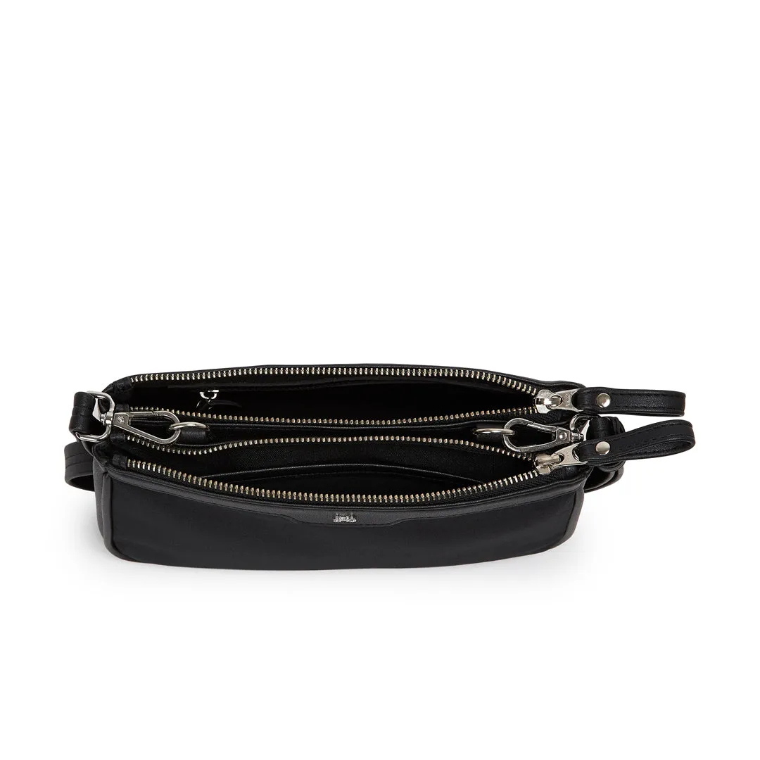 AMSTERDAM NYLON SLING BAG BLACK