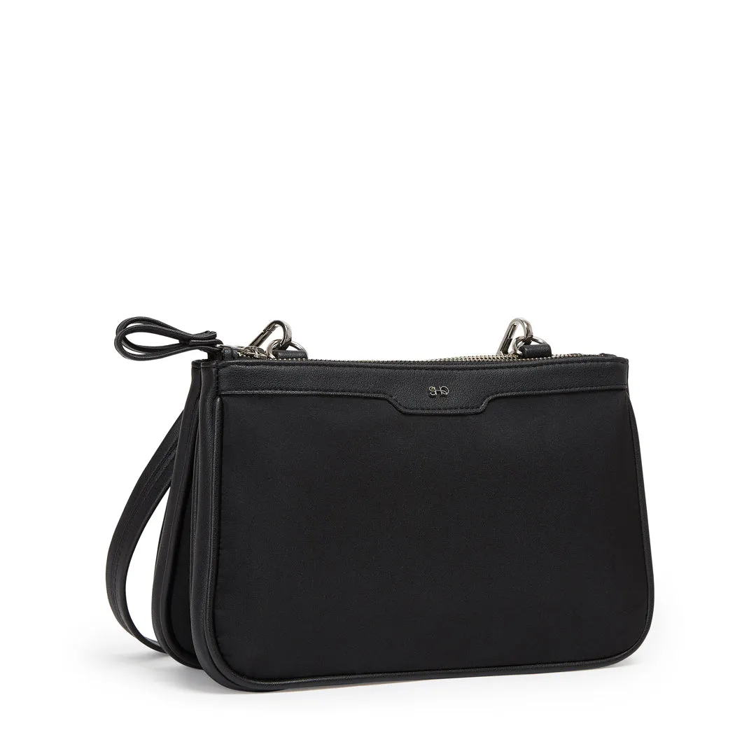 AMSTERDAM NYLON SLING BAG BLACK