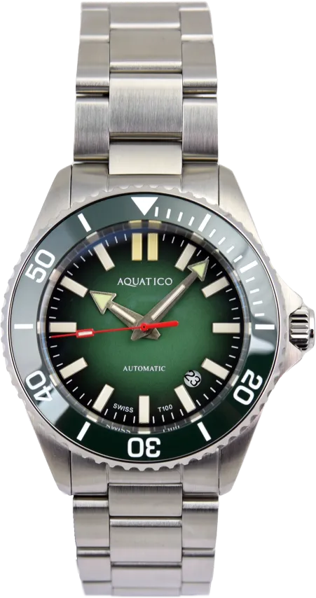 Aquatico Super Ocean Green Dial T100 PT5000 (Pre-owned)