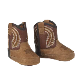 Ariat Infant Boy's Lil Stompers Evan Brown Western Boots A442002602