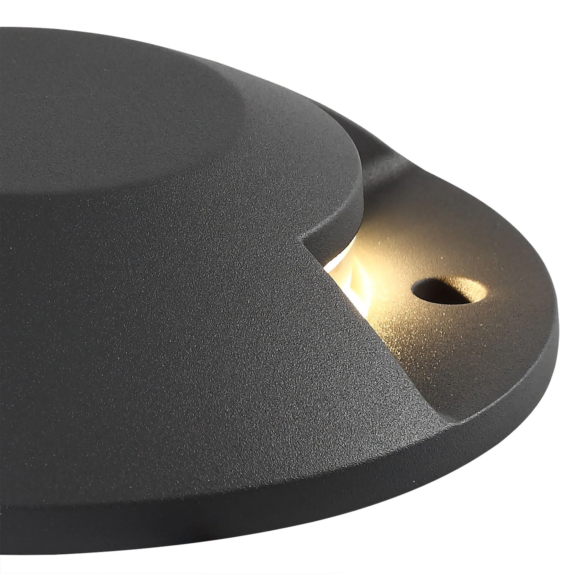 Asebey - Above Ground Driveover 4/2/1 Light, 4 x 3W LED, 3000K, 256lm, IP67, IK10, Anthracite, 3yrs Warranty