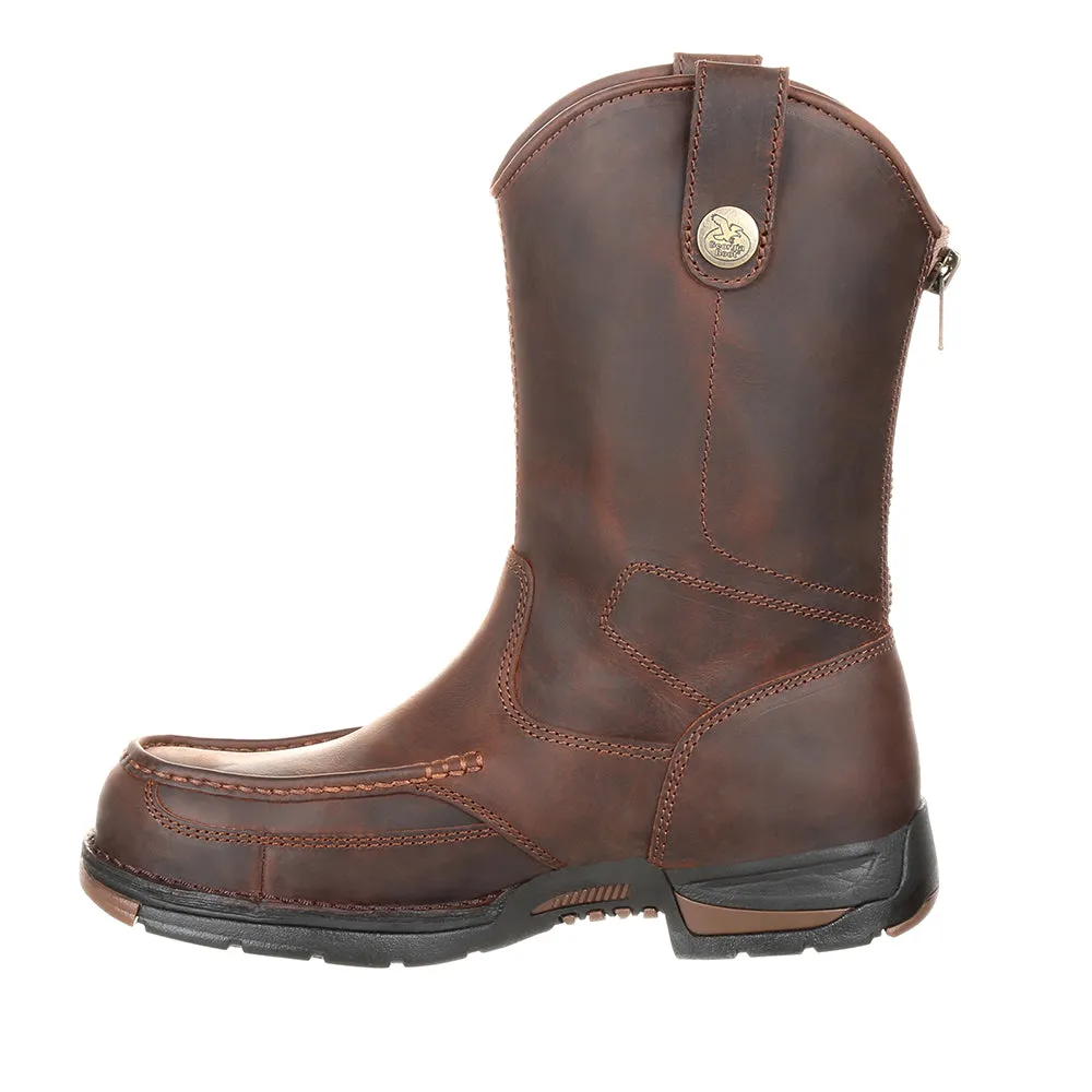 Athens EH Back Zip Work Boots