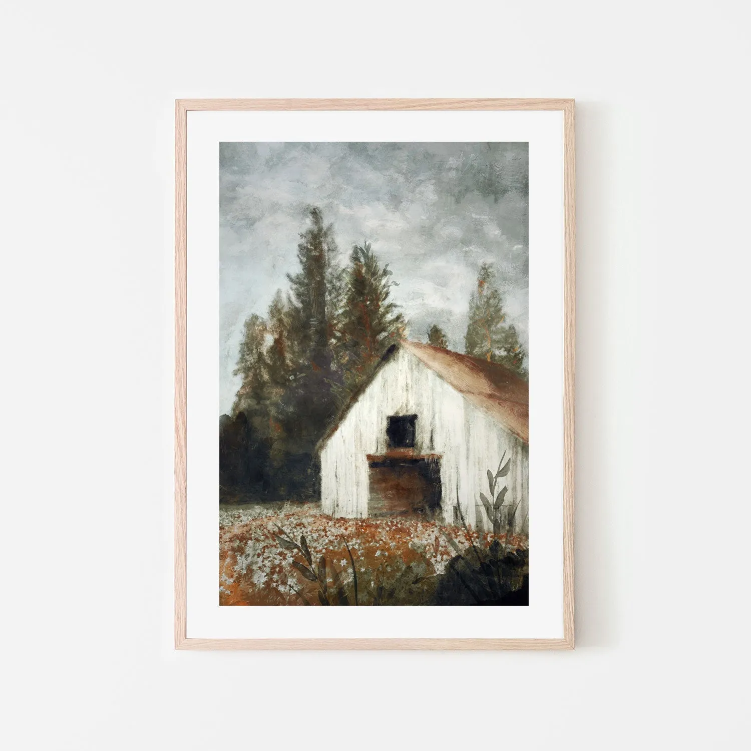 Autumn Farmhouse, Style B , By Nina Blue