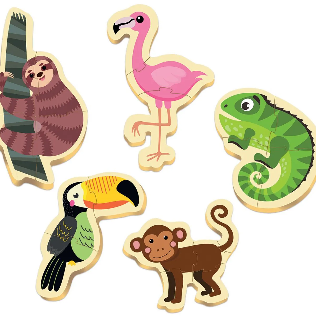 Baby Puzzles Animales Tropicales