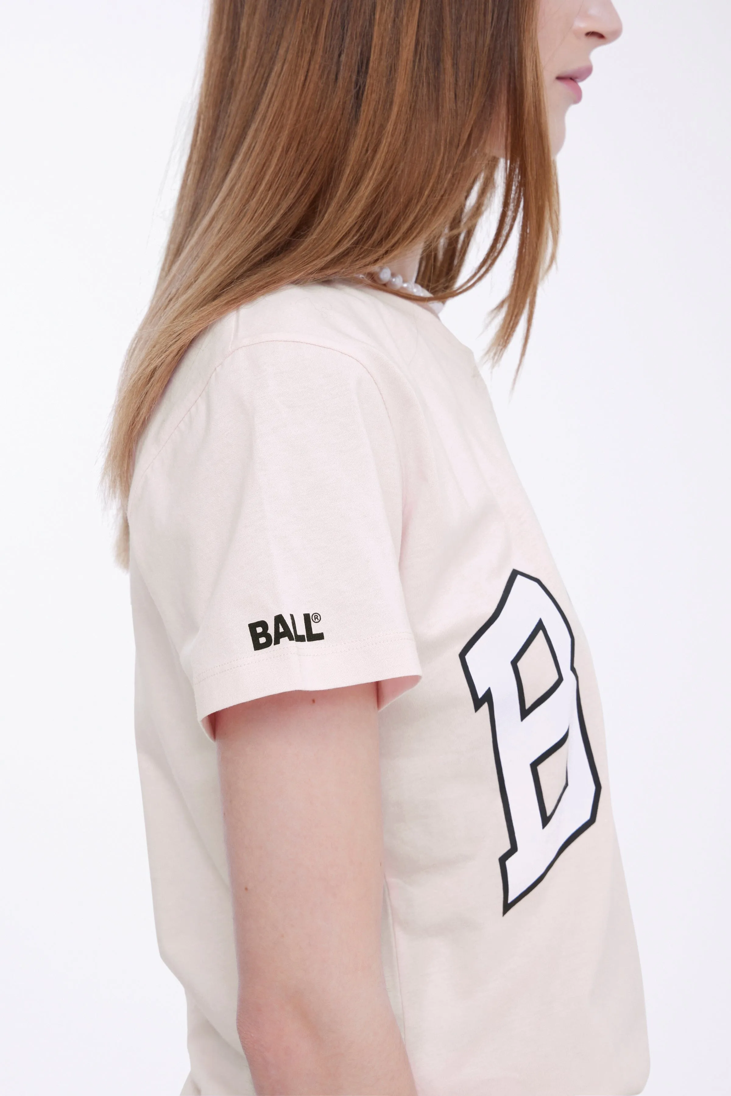 Ball - R. David Womens T-Shirt - 204303 Milkshake