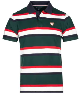 Banner Shield Shortsleeve Rugger Tartan Green