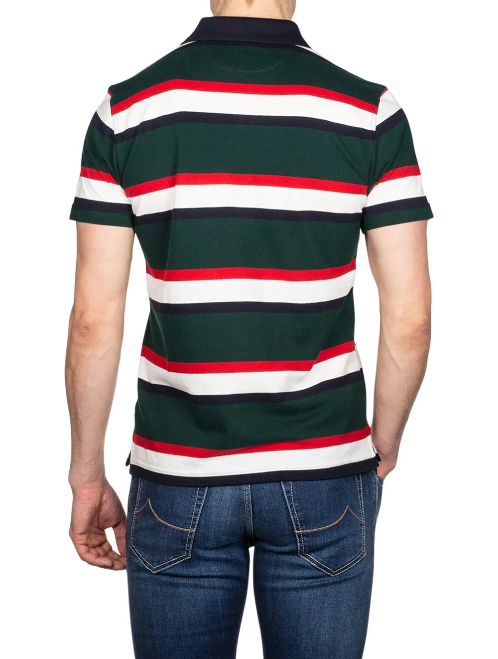 Banner Shield Shortsleeve Rugger Tartan Green