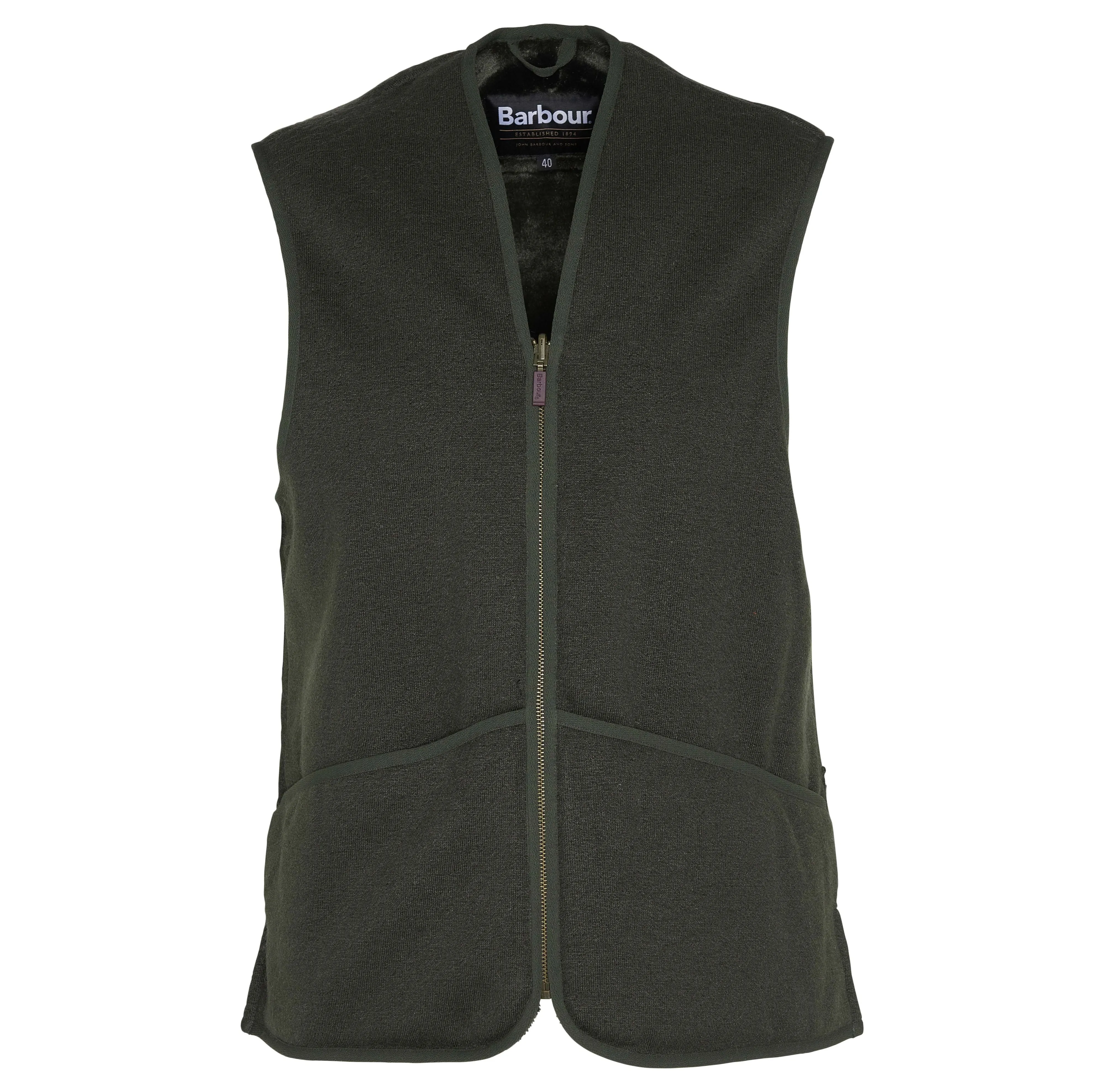 Barbour Warm Pile Zip-In Waistcoat