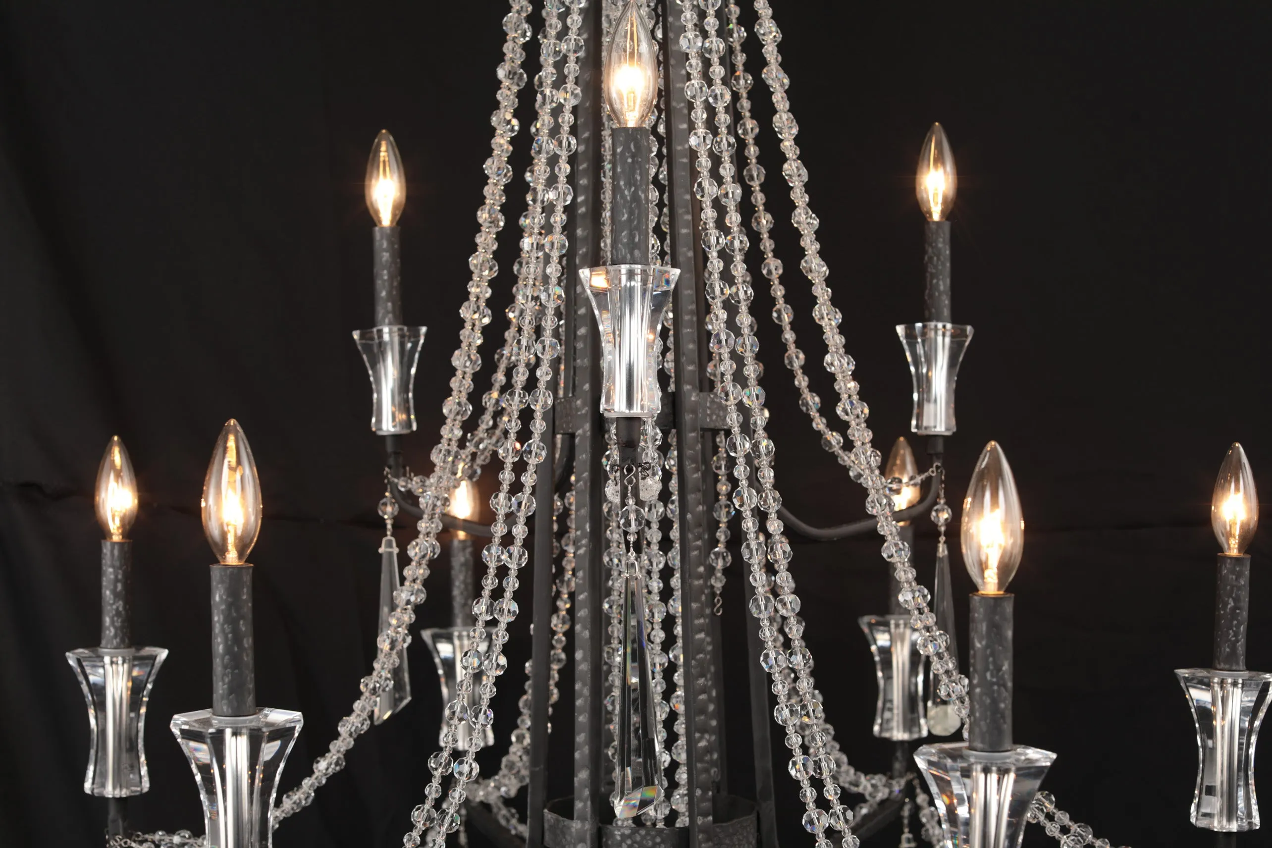 Barcelona 270C09OX 9-Light Chandelier - Onyx