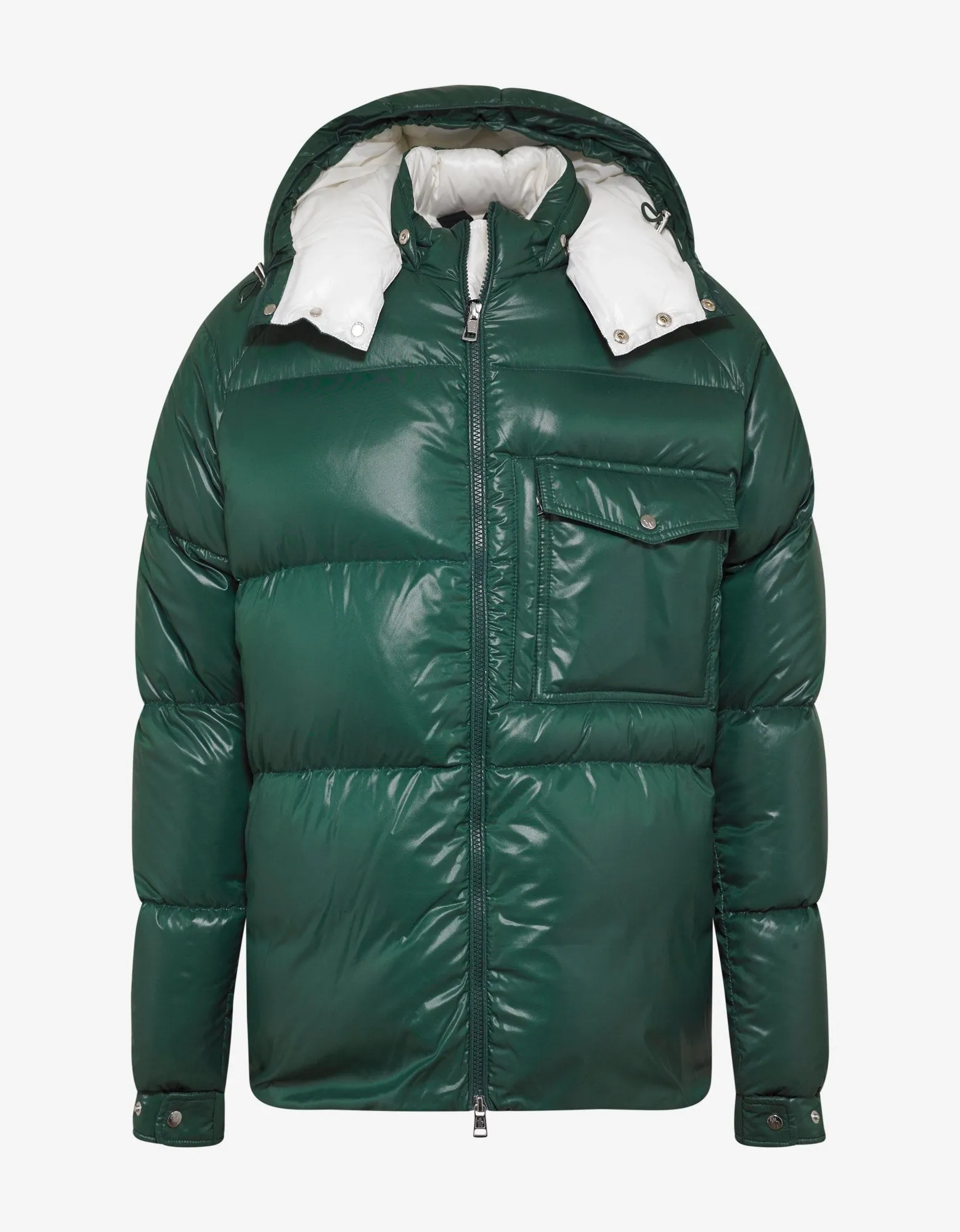 Barthet Green Nylon Down Jacket