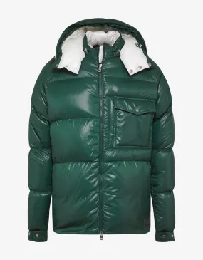 Barthet Green Nylon Down Jacket