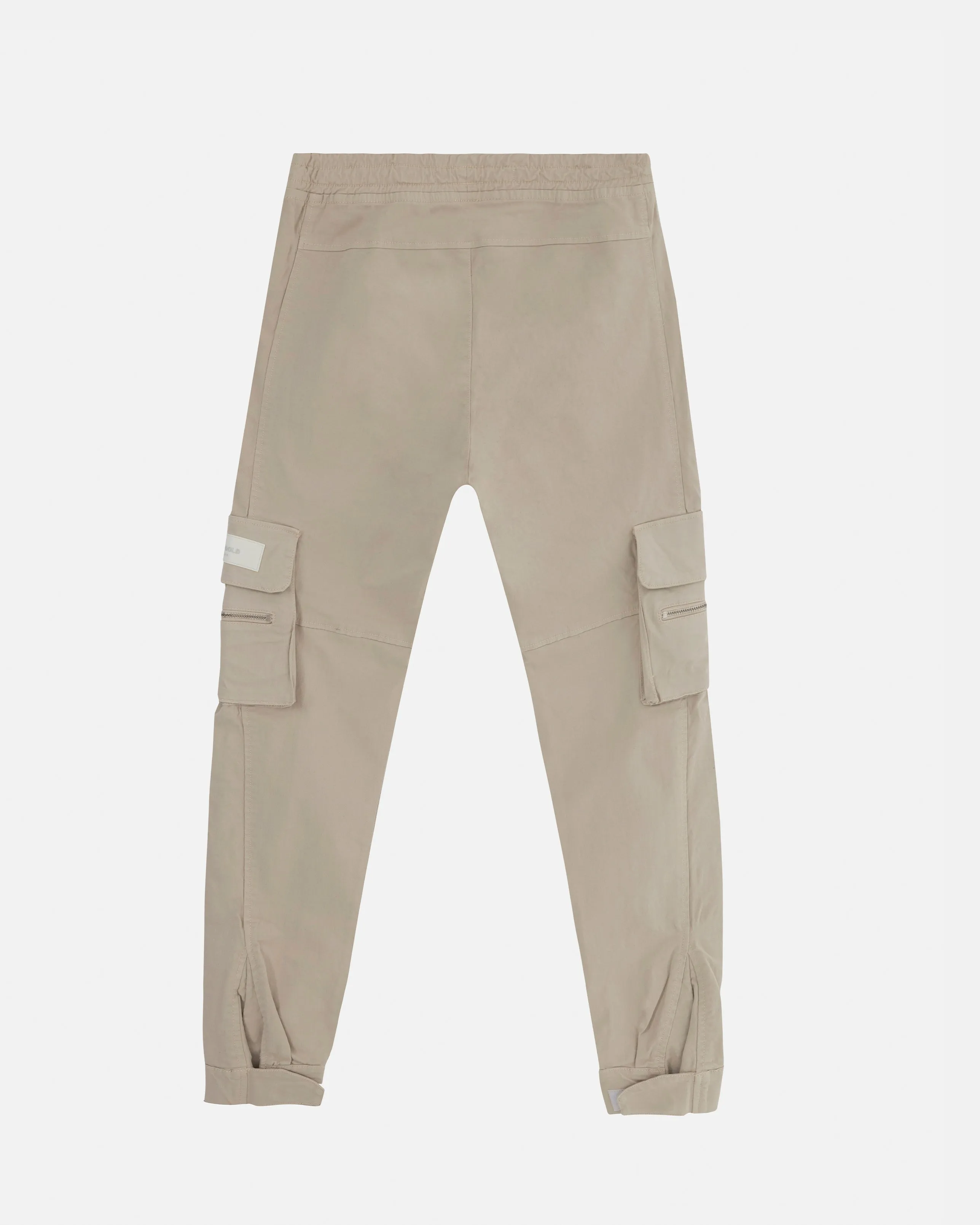 Basics Slim Cargo Pants Bone