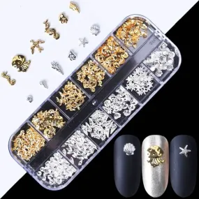 Beach Metal Embellishment case of 12 designs