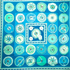 Belles du Mexique Hermes Scarf by Virginie Jamin 90 cm Silk Mousseline | Chiffon w/BOX