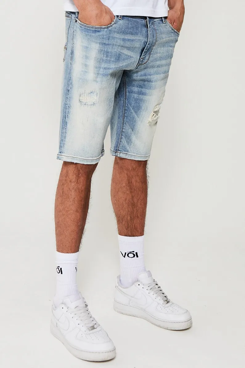 Bellgrave Denim Short - Ice Blue