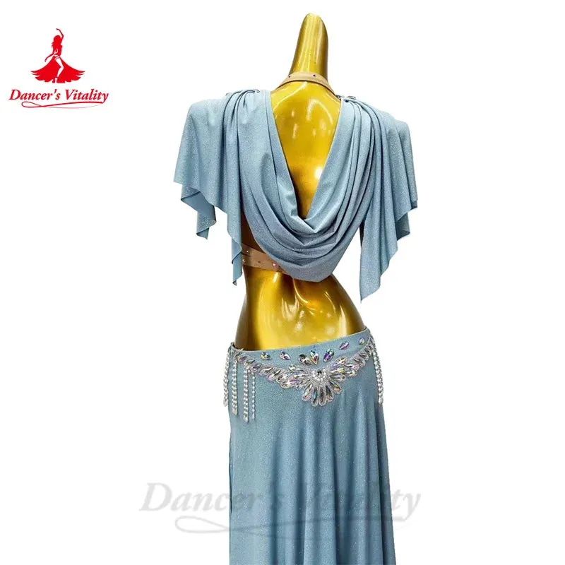 Belly Dance Costumes Set for Women Bra long Skirt 2pcs Customsized Adult Children Oriental Belly Dancing Performance Wear Outfit