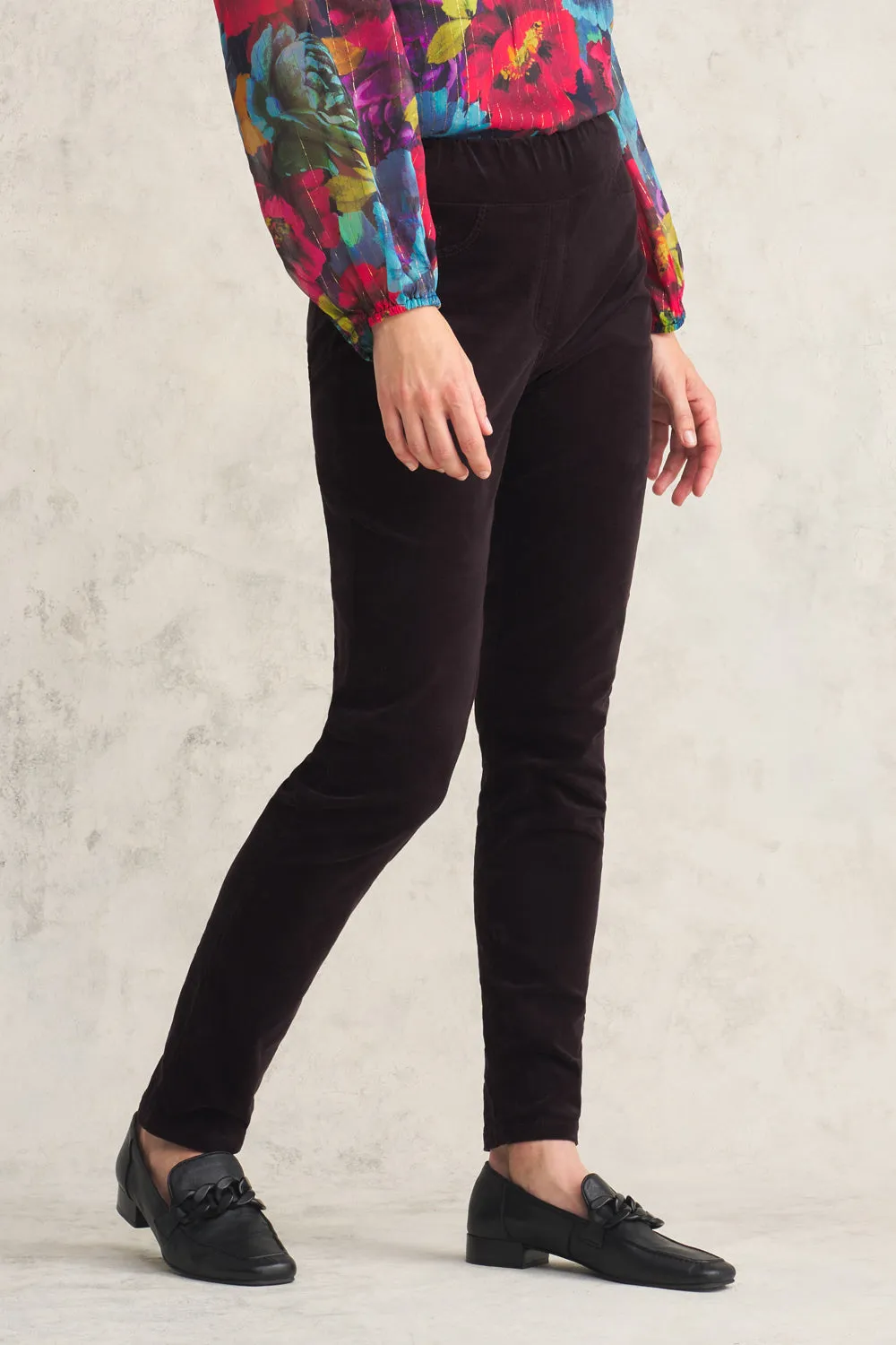 Bengajean® Velvet Skinny Leg - Plum