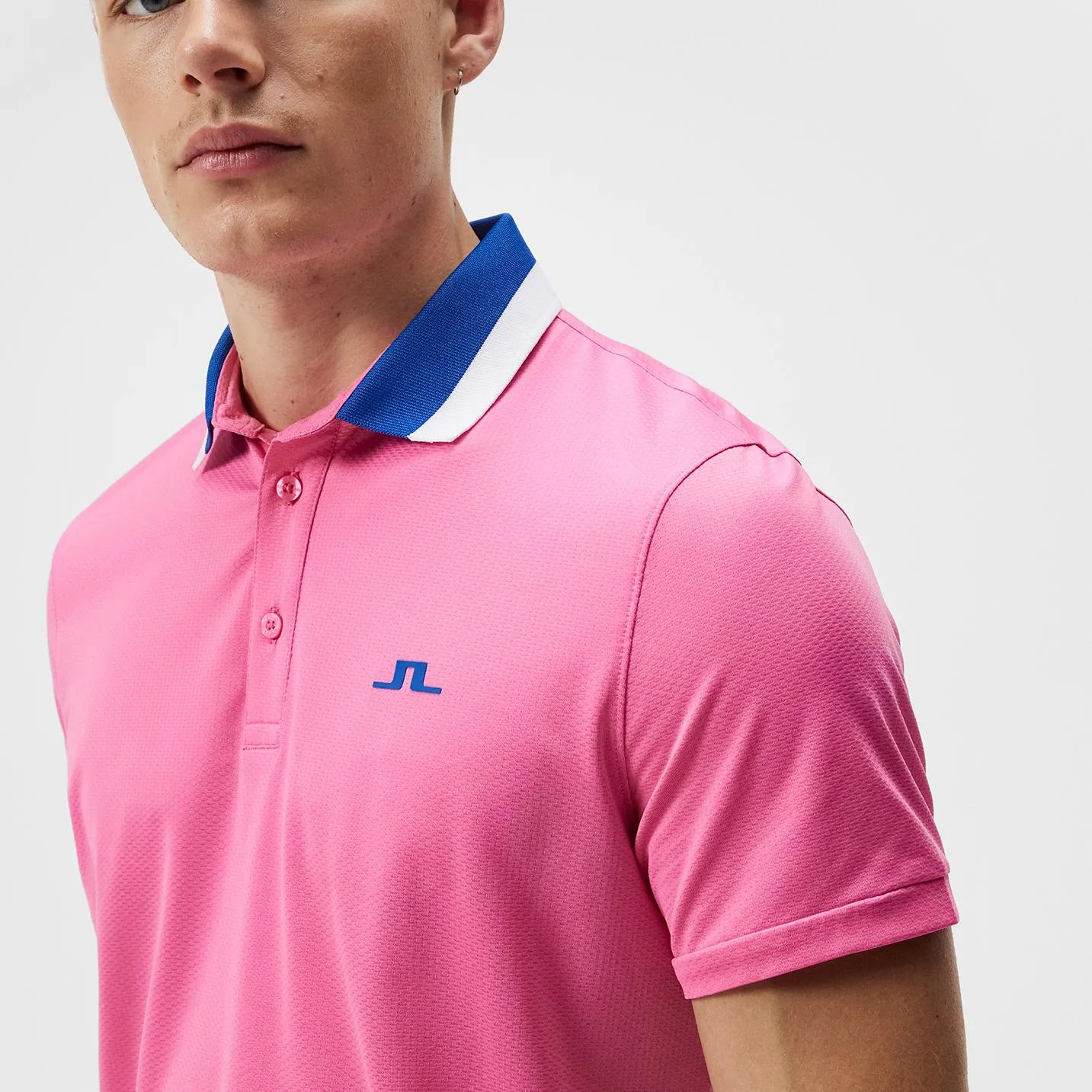 Benji Regular Tech Mesh Polo Azalea Pink - SU23