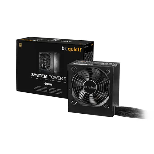 BeQuiet System Power 9 Bronze 600watts 80  Power Supply (BN972)