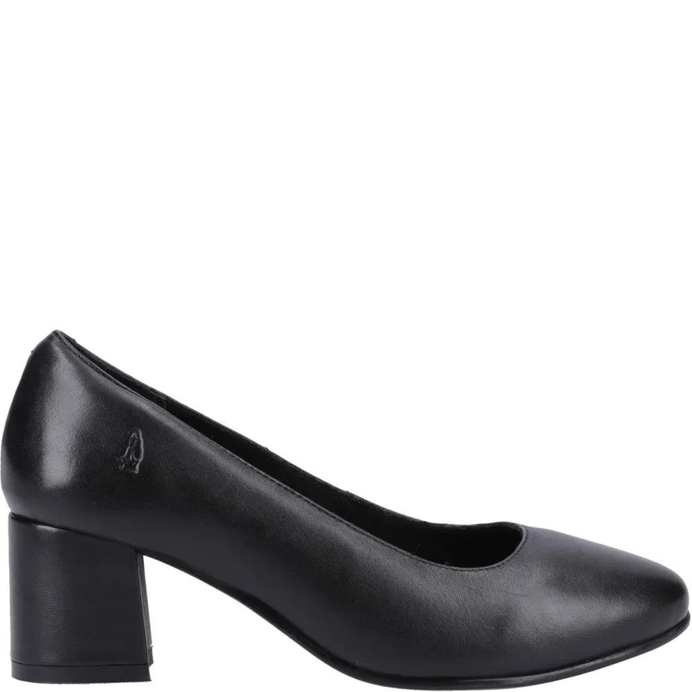 Black Anna Court Shoes