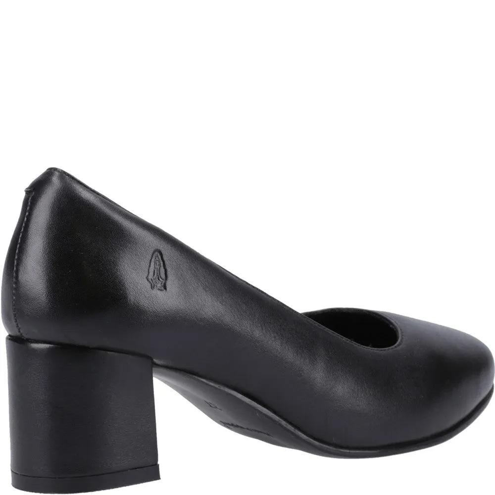 Black Anna Court Shoes