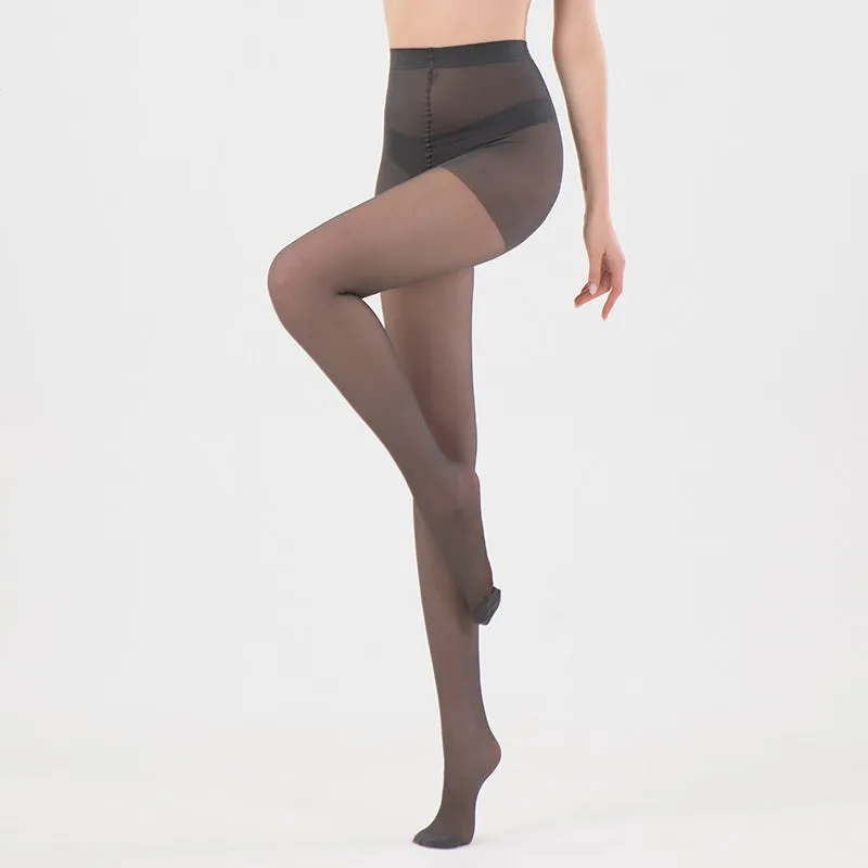 Black anti-hook silk stockings