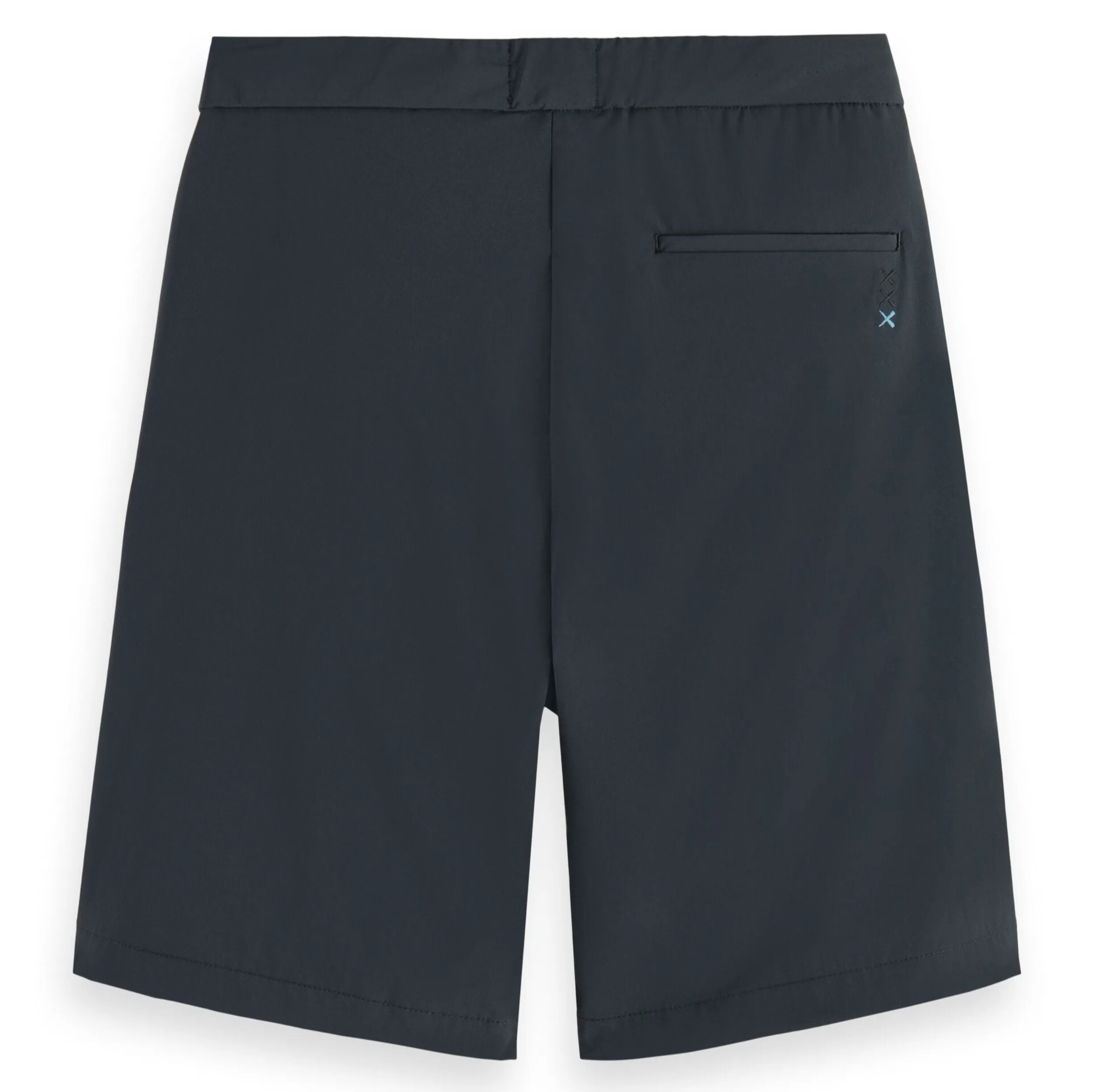 Black Nylon Blend Bermuda Shorts